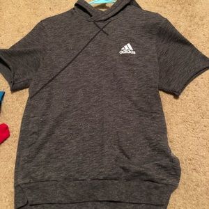 Adidas Short Sleeve Hoodie